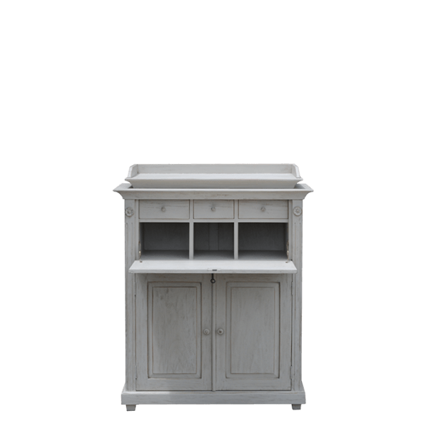 CO59 – Desk Cabinet Mahogany 2 Doors 3 Inside&nbsp;Drawers