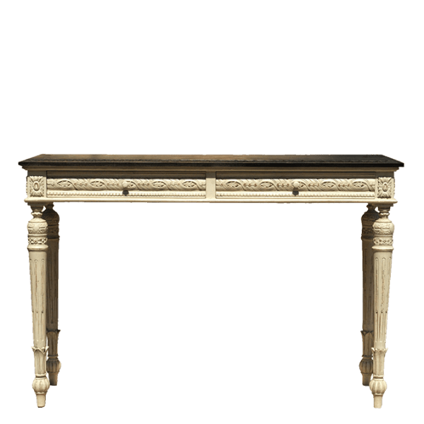 C40 – Console Table XVIII Mahogany 2&nbsp;Drawers