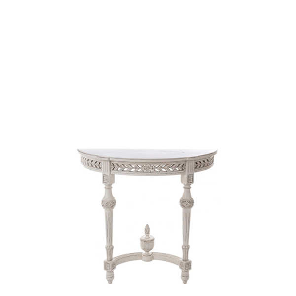 C49 – Console Table Halfmoon&nbsp;Mahogany