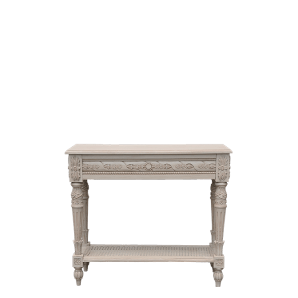 C55.2 – Console Table 1 Level Mahogany&nbsp;Canework