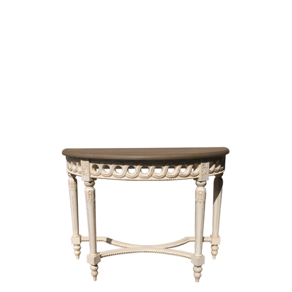 C62 – Console Table Halfmoon&nbsp;Mahogany