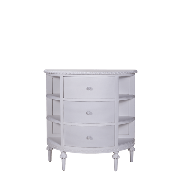 CO45 – Chest of Drawers Halfmoon&nbsp;Mahogany