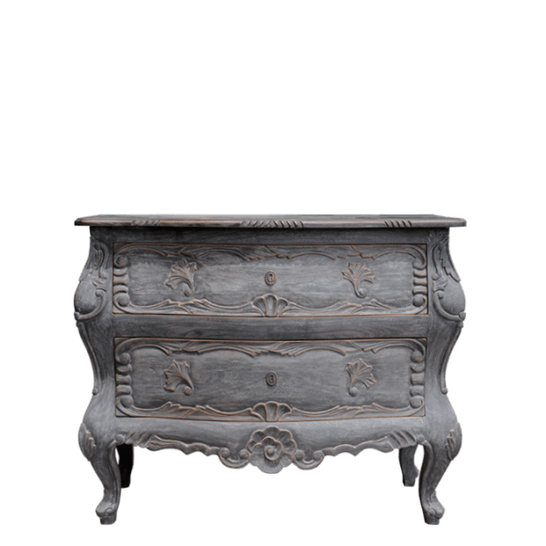 CO48 – Chest of Drawers Baroque Mahogany 2&nbsp;Drawers