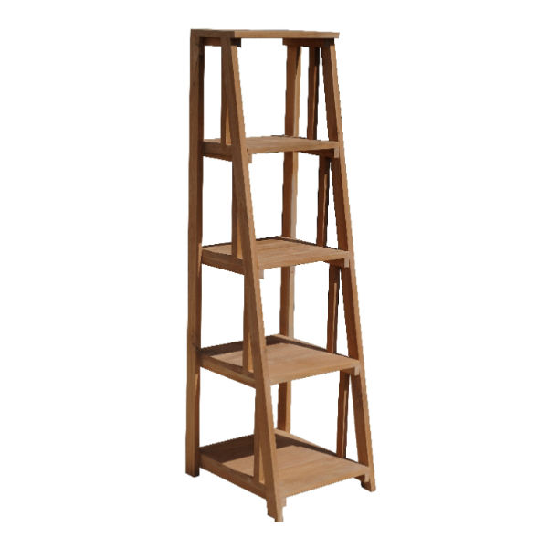 D108 – Ladder Shelf 5 Level&nbsp;Teak