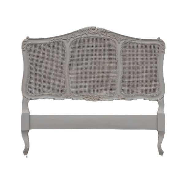 L16 – Headboard Mahogany Canework&nbsp;140