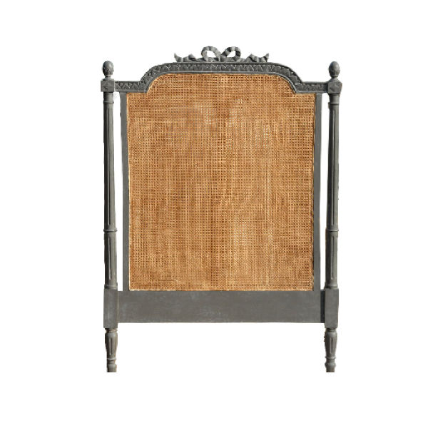 L33 – Headboard Mahogany Canework&nbsp;90