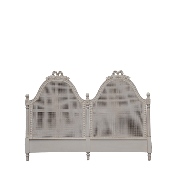 L32.3 – Headboard Mahogany&nbsp;Canework