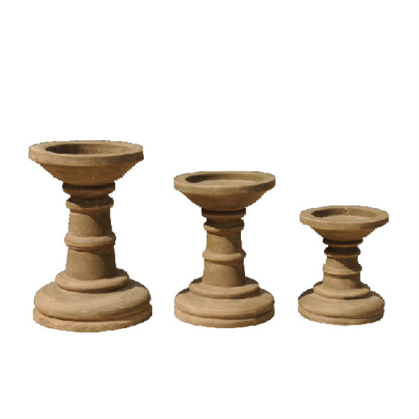 LOT484 – Wooden Tealight Holder Set of&nbsp;3