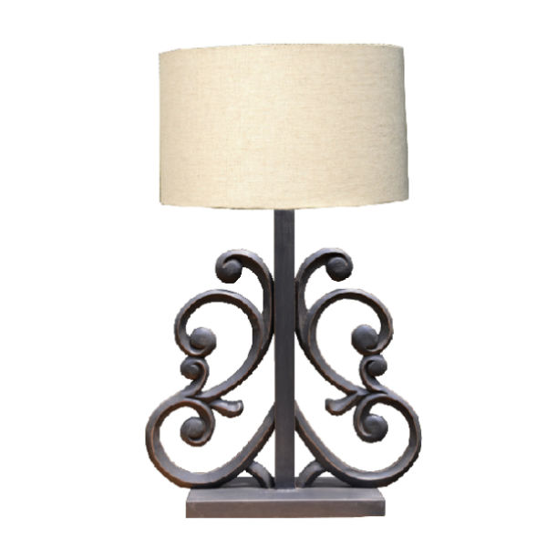 LOT488 – Table Lamp Mahogany without Lamp&nbsp;Shade