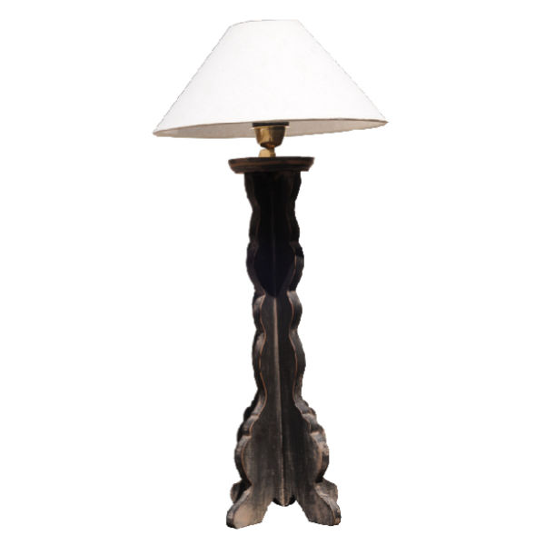 LOT496 – Table Lamp Mahogany without Lamp&nbsp;Shade