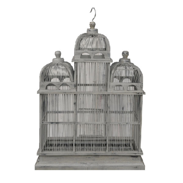 LOT500 – Wooden Birdcage&nbsp;Deco