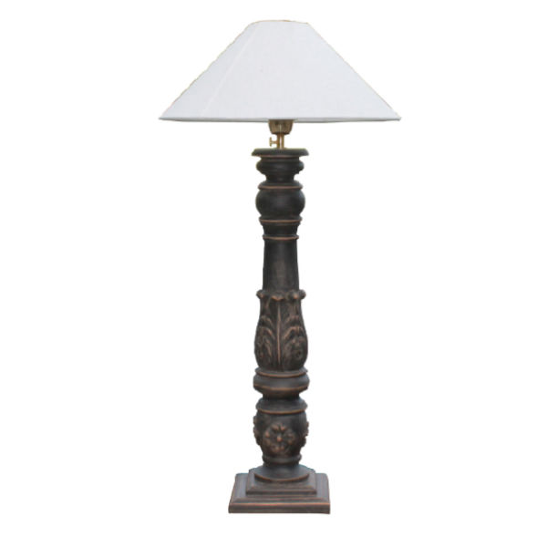 LOT515 – Table Lamp&nbsp;Mahogany