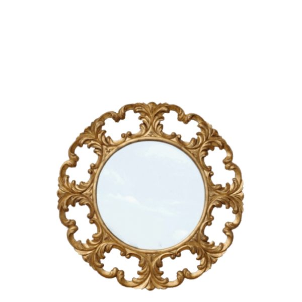 M03.2 – Round Mirror&nbsp;Mahogany
