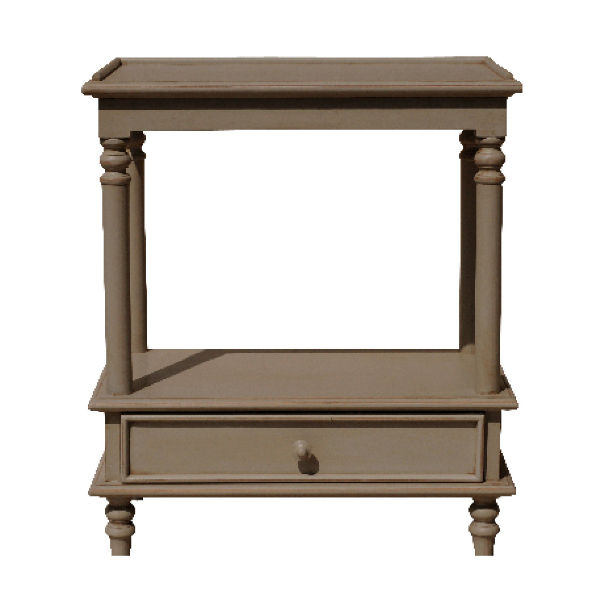PT129 – Side Table 1 Level 1 Drawer&nbsp;Mahogany