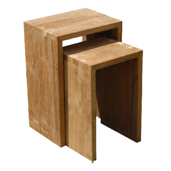PT140 – Nesting Side Table Teak Set of&nbsp;2