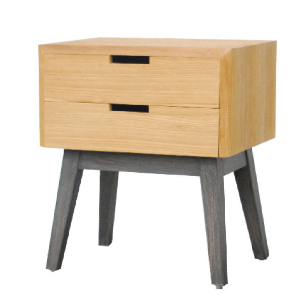 PT150 – Side Table 2 Drawers Mahogany Teak&nbsp;Drawers