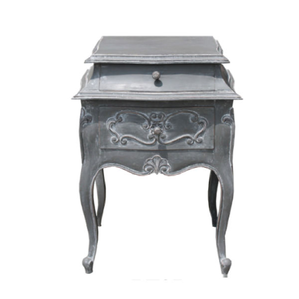 PT97 – Side Table Baroque 2 Drawers&nbsp;Mahogany
