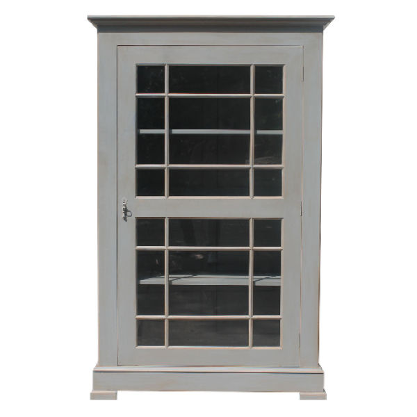 R106.5 – Cabinet 1 Glass Door Mahogany&nbsp;Glass