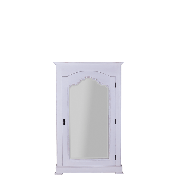 R106.6 – Wardrobe 1 Door Mahogany&nbsp;Mirror