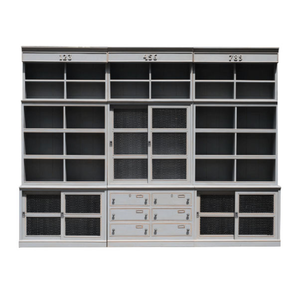 R183 – Library Cabinet Set&nbsp;Mahogany