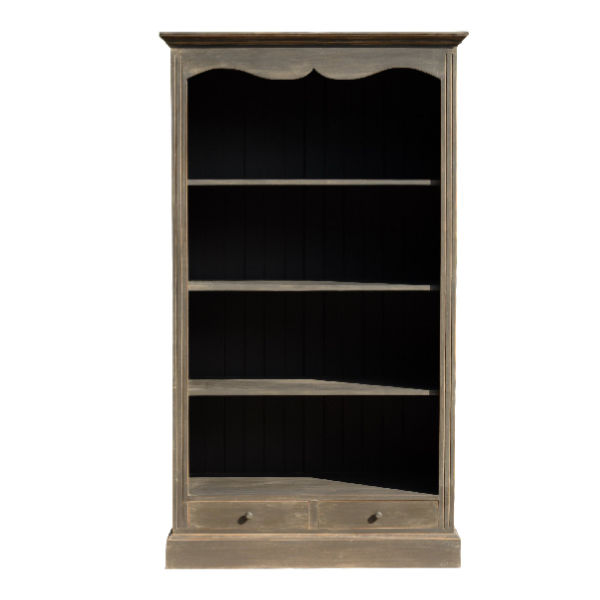 R4 – Bookcase 4 Level 2 Drawers&nbsp;Mahogany