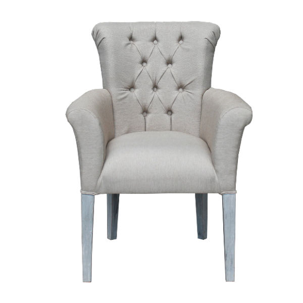 S141 – Armchair Mahogany Fabric&nbsp;Cushion