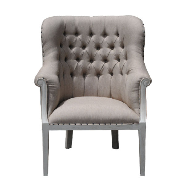 S164 – Armchair Mahogany Fabric&nbsp;Cushion