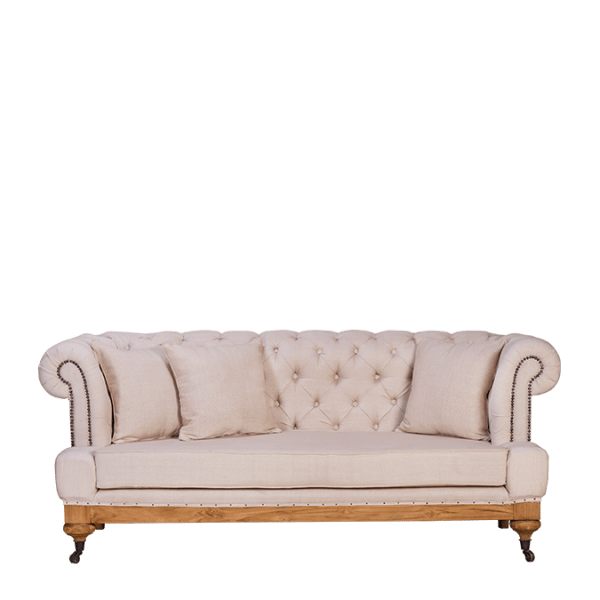 S126.2 – Colonial Sofa Teak Cushion 2&nbsp;Seater