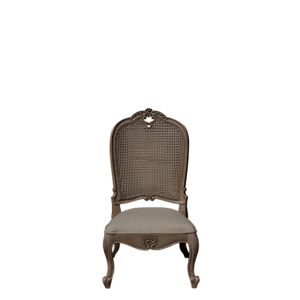 S127 – Chair Mahogany Canework&nbsp;Fabric
