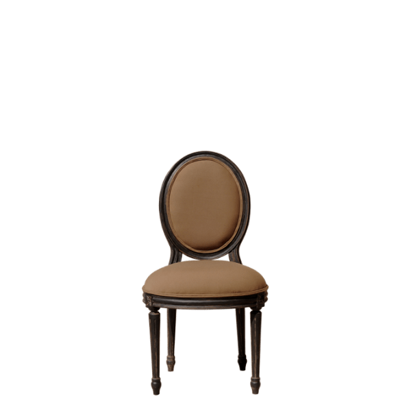 S165 – Dining Chair Mahogany&nbsp;Fabric