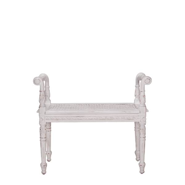 S45 – Tabouret Single Seater Mahogany&nbsp;Canework