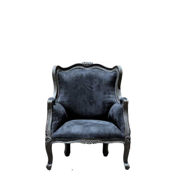 S89 – Armchair Mahogany&nbsp;Fabric