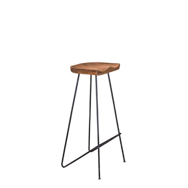 S90 – Bar Stool Suar Wood&nbsp;Top