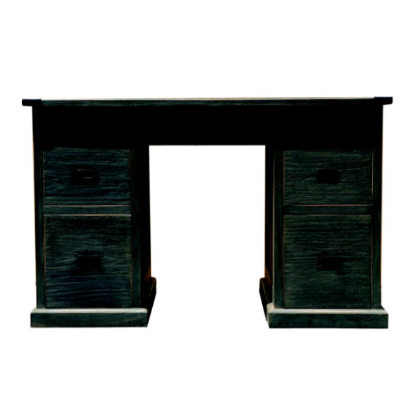 T51 – Writing Desk Mahogany 7&nbsp;Drawers