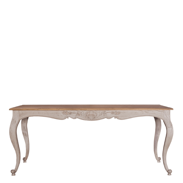 T34.5 – Rectangular Dining Table Mahogany Teak&nbsp;Top