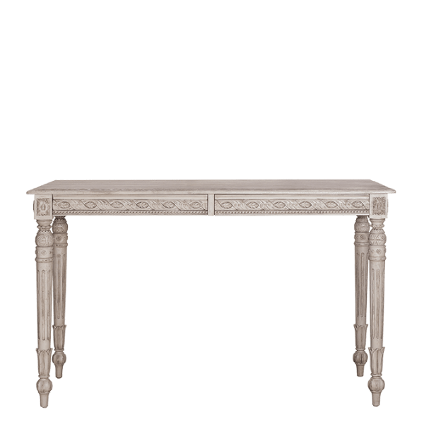 T39 – Writing Table Mahogany 2&nbsp;Drawers