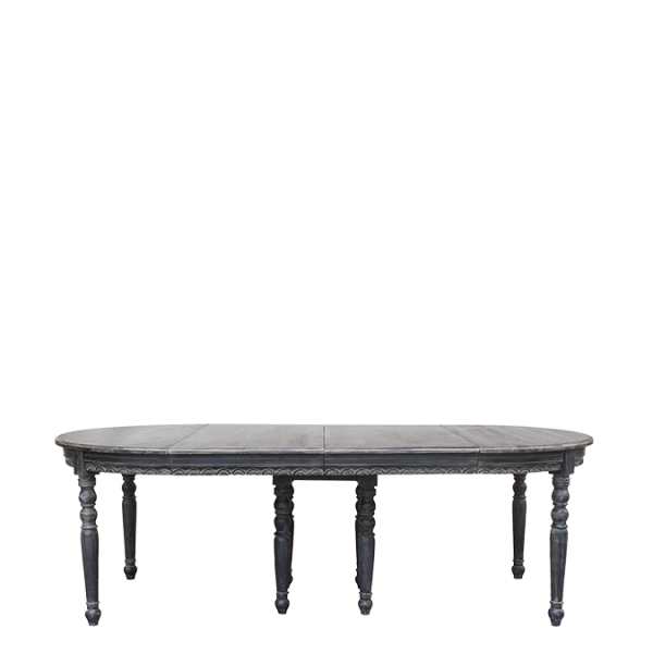 T44 – Round Extendable Dining Table&nbsp;Mahogany