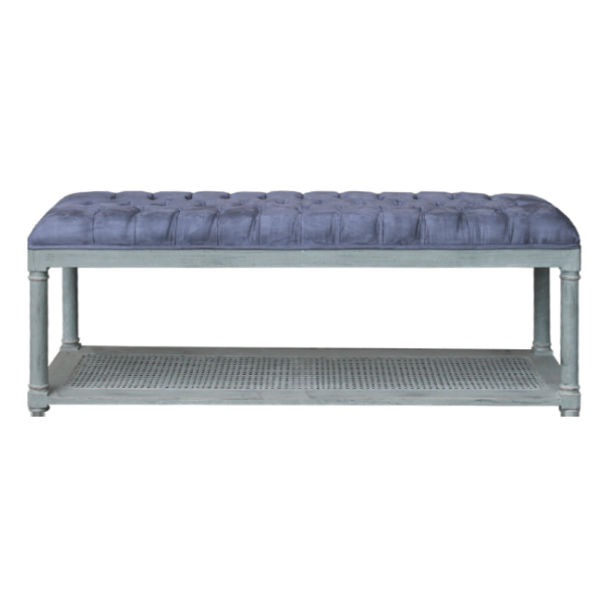 TB49 – Coffee Table Mahogany Canework&nbsp;Fabric