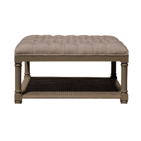 TB49 – Coffee Table Mahogany Canework&nbsp;Fabric