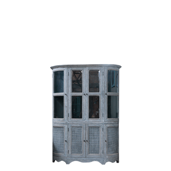 R152 – Cabinet Mahogany Canework&nbsp;Door