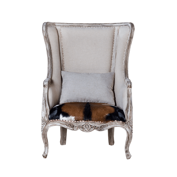 S187 – Armchair Mahogany Canework&nbsp;Fabric