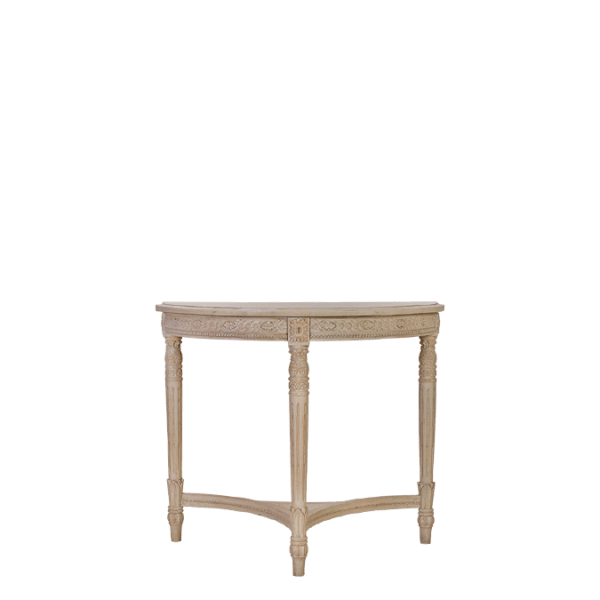 C52 – Console Table Halfmoon&nbsp;Mahogany