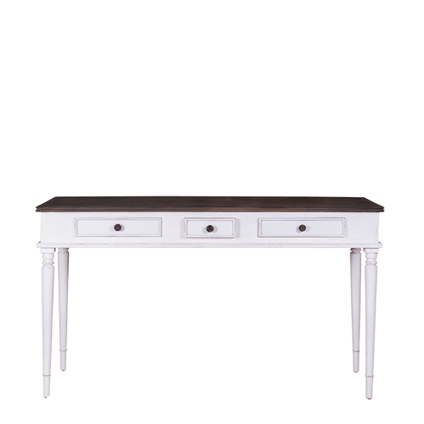 C72 – Trianon Console Table Mahogany 3&nbsp;Drawers