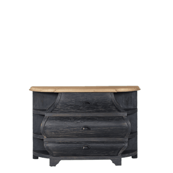 CO10.5 – Chest of Drawers Baroque Mahogany 3&nbsp;Drawers