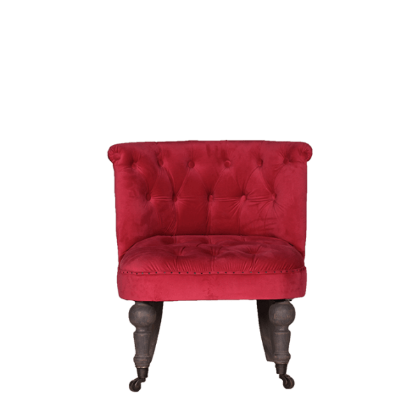 S33 – Chair Mahogany&nbsp;Tufted