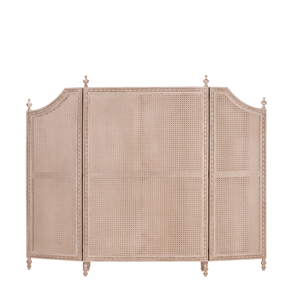 OP9.2 – Foldable Room Divider Mahogany&nbsp;Canework