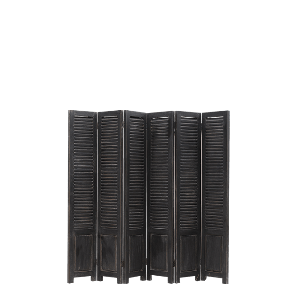 OP19 – Foldable Room Divider&nbsp;Mahogany