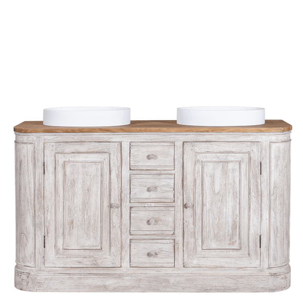 D130 – Washbasin Cabinet Mahogany Top&nbsp;Teak